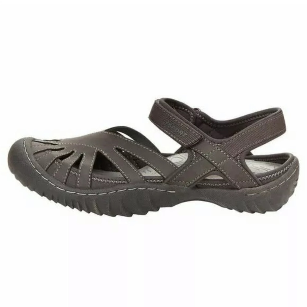 JSport Women's Mary Jane Sport Poppy Grey Sandal
